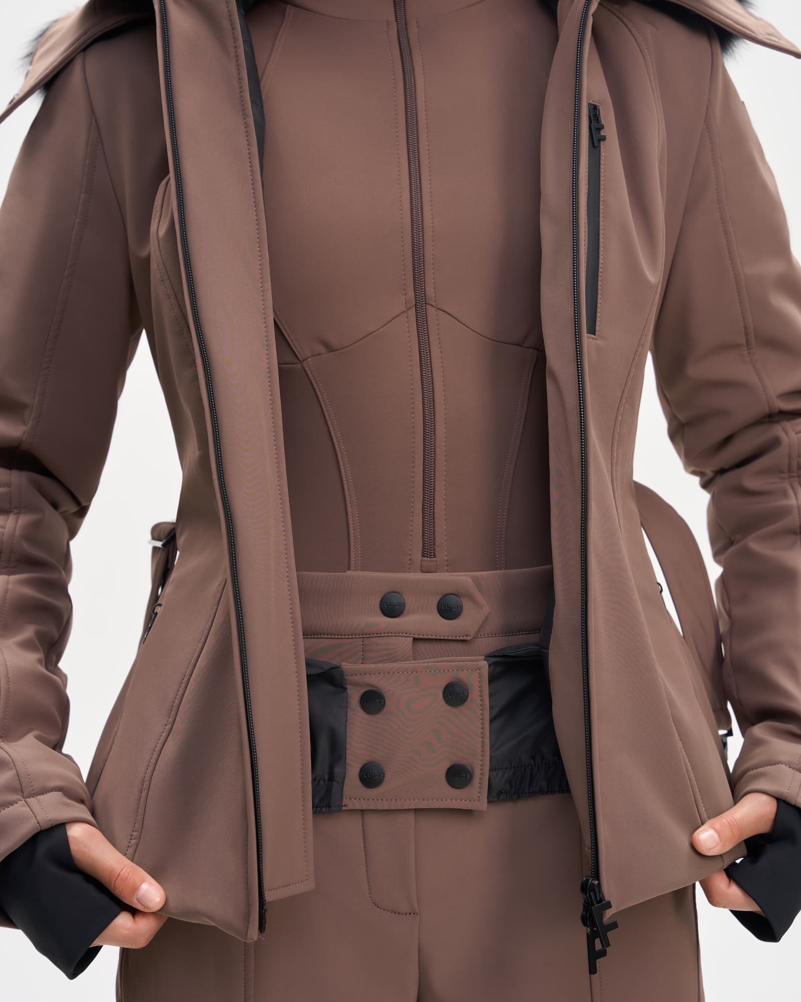 Ski jacket AW.3V Mocha