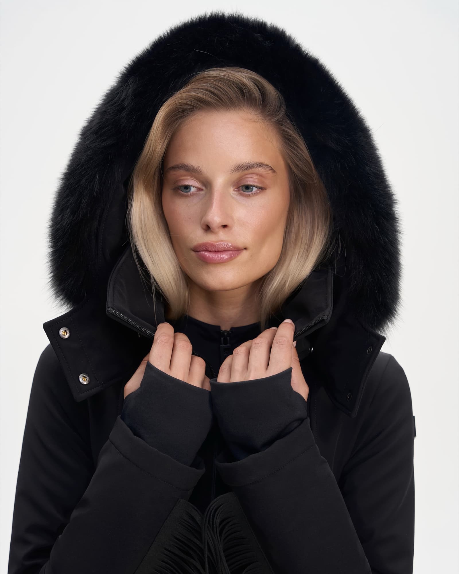 Ski jumpsuit AW.1 Black with fringe